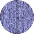 thumbnail image 1 of Ahgly Company Indoor Round Abstract Blue Modern Area Rugs, 6' Round, 1 of 4