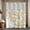 Gray-blue and Warm Orange Flowers, variant on No Hook Vintage Floral Shower Curtain with Snap in Liner | 71 x 74 Inch, Waterproof Fabric with Mesh Top, William Morris Style Rose & Berry Design, for Farmhouse Countryside Bathroom