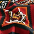 thumbnail image 6 of Chezmoi Collection Rodeo 7-Piece Southwestern Sunset Cowboys Comforter Set - Multicolor Red Orange Black White Printed Washed Microfiber Bedding, King, 6 of 18