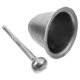 thumbnail image 1 of unbranded 1Jgo Con Mano Para Machacar Ajo Y Especias Herramienta De Cocina Plateada, 1 of 6