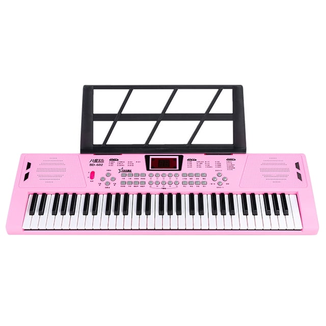 Instrumento sintetizador de teclado Musical grande profesional de 61 teclas juguete educativo