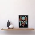 thumbnail image 2 of Skull Wings Old School USA Tattoo Ink Body Art Rockabilly Americana 50s Artwork Framed Wall Art Print A4, 2 of 4