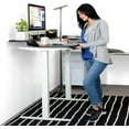thumbnail image 3 of Versadesk Powerlift Electric Standing Desk - Split-Level, Height Adjustable Sit-to-Stand, Dual Motor & Memory for Home & Office | Maple, ( 48 x 30 ), 3 of 7