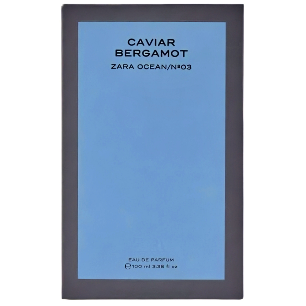 Zara Caviar Bergamot Cologne for Men Long Lasting Fragrance Elegant Modern Sophisticated Eau de Parfum 100ml (3.38 fl. oz.)