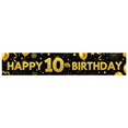thumbnail image 6 of Golden Glittery 10th Birthday Banner with Balloon Star Firework Elements Backdrop Decoration for Birthday Party Celebrations Photography Props Happy Birthday Party Supplies Decorations, 6 of 7
