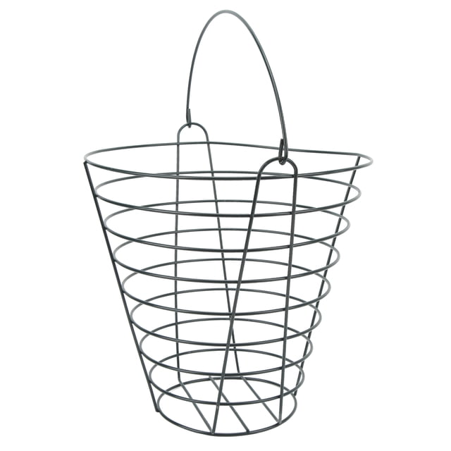 Ball Basket, Lightweight Portable Metal Foldable Handle Ball Range Basket For Driving Range S,M,L