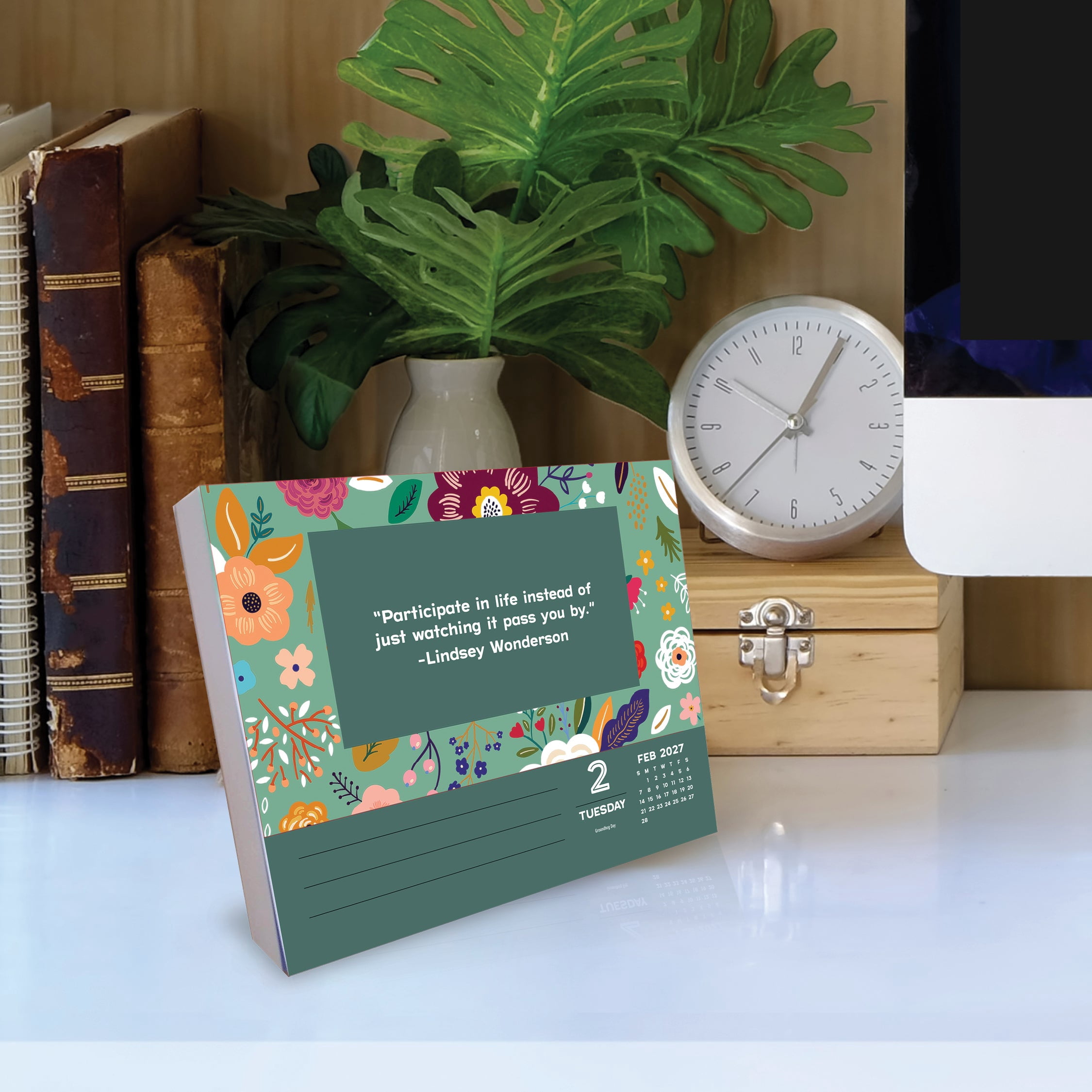 Willow Creek Press, 365 Days of Positivity 2027 Box Calendar