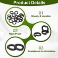 thumbnail image 3 of Split Lock Washer, Spring Lock Washer Stainless Steel Lock Washers Assortment Kit for Screws Bolts 10  100, 3 of 8