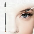 thumbnail image 3 of Unique Bargains 1 Pc Durable Double Head Eyebrow Brush for Bathroom Travel Hotel Toilet Silver Tone Black, 3 of 7