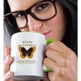 thumbnail image 2 of 3drose, Arkansas Diana Fritillary Butterfly Design, 11oz Two-tone Green Mug, 2 of 6