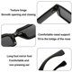 thumbnail image 3 of Gafas de sol cuadradas de alta gama, gafas de sol de tendencia de moda para tiro callejero, hechas de PC, 3 of 5