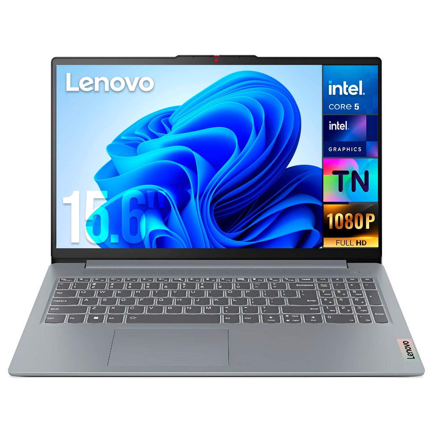 Laptop LENOVO IdeaPad Slim 3 15IRU8 Intel Core i5 1335U 16GB LPDDR5 SSD 256GB Pantalla 15.6" FHD Windows 11 Teclado Ingles