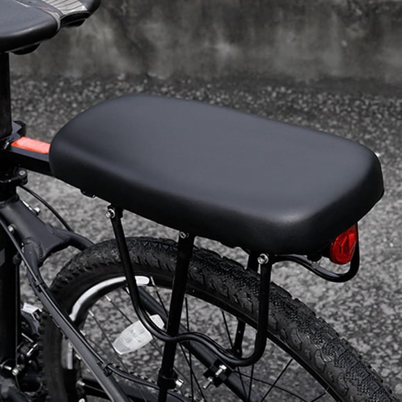 Cojín de asiento trasero de bicicleta, sillín de bicicleta de repuesto, absorción de impacto, parte trasera de bicicleta Común