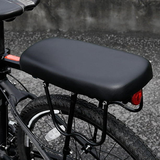 Cojín de asiento trasero de bicicleta, sillín de bicicleta de repuesto, absorción de impacto, parte trasera de bicicleta Común