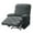 Dark gray, variant on Stretch Recliner Slipcover Recliner Chair Cover, Elastic Bubble Plaid Fabric Single Seat Armchair Covers Anti-Slip Recliner Cover For Recliner Armchair-Rice color