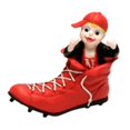 thumbnail image 1 of Nebraska Cornhuskers Mascot in Cleat - Script Logo, 1 of 1