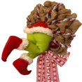 thumbnail image 1 of Guirnalda de Grinch, guirnalda de Navidad, como el Grinch, decoración de corona de arpillera de Navidad, regalos estupendos y encantadores para amigos, guirnalda de Navidad Adepaton LL-1312, 1 of 5