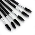 thumbnail image 3 of 1PC Beauty Makeup Wood Handle Eyebrow Brush and Comb Double Ended Design for Brows, 3 of 5