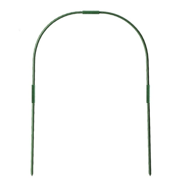 Planting Support Garden Tunnel Hoop Durable Gardening Tools Bendable Steel Pipe Greenhouse Hoops With Detachable Stakes