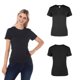 thumbnail image 2 of Playera Peso Completo para Dama, Color Negro, 100% Algodón, 2 of 3