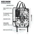 thumbnail image 3 of Iauyy 2-in-1 Car Kick Mats Back Seat Protector, 6 Large Storage Pockets , Universal Car Seat Back Protectors Kick for SUV & Sedan 25x18in,Gorgeous Brocade Pattern, 3 of 6