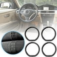 thumbnail image 3 of Clearance Now! iversal Bla Suede Car String Whl Auto Cover H0A5 Hot D0I4, 3 of 9