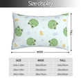 thumbnail image 4 of Kll Kawaii Frogs Pillow Covers Envelope Closure,Super Soft And Cozy Fuzzy Fleece Pillow Case Cover 14"X20", 4 of 8