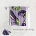 thumbnail image 2 of Playful Eggplant Design Face Towel Absorbent Hand Towels Bath Sport Gym, 2 of 5