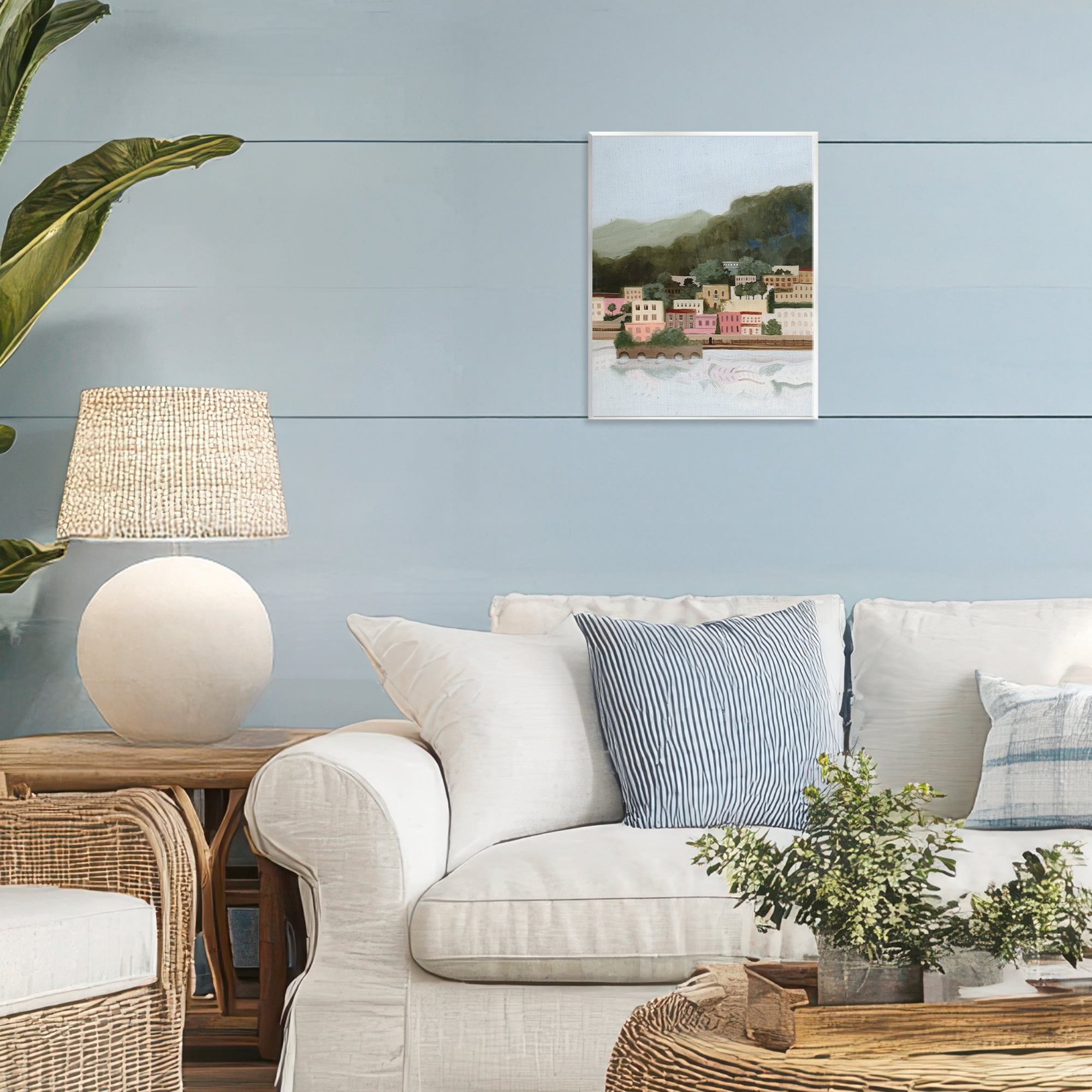 Stupell Industries Mountains By The Sea Wall Plaque Art, design by Grace Popp