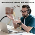 thumbnail image 4 of 2 Pack Casque de Jeu Acoustique Filaire Fermé avec Microphone Anti-Bruit Bandeau Réglable & Microphone Réglable Contrôle du Volume, 4 of 10