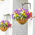 thumbnail image 6 of Viworld 8 Bundles Artificial Daffodil Outdoors Flowers (Purple), 6 of 7