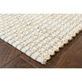thumbnail image 2 of Natural Fiber Indigo 5 ft. x 7 ft. 9 in. Hand Woven / Hand Loomed with Jute & chenille in India Modern Contemporary Geometric Distressed Ikat Rustic Collegiate Dockside Indoor Rectangle Area Rug, 2 of 3
