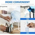 thumbnail image 2 of 4 Pcs Water Dispenser Spigot Valves for 1-5 Gallon Jugs, Plastic Faucet Replacement with Dust Plug, Fits 55mm Crown Top Non-Threaded Bottles, 2 of 6
