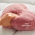 thumbnail image 3 of Heart Pillows, Love Heart Shaped Pillow, Rose Cute Heart Pillow for Gifts, Shaped Throw Pillows for Her, Kids, Women, Girls Home Decoration, 10X11 Inch, 3 of 7
