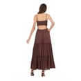 thumbnail image 4 of Forever 21 Women’s Smocked Maxi Dress with Adjustable Spaghetti Straps, Tiered Skirt and Flowing Silhouette for Casual or Dressy Occasions, XS-XL, 4 of 6