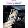 thumbnail image 5 of REQO Compatible with Samsung Galaxy S24 Case Cover,Magnetic Car Mount Bracket Shell Compatible with Samsung Galaxy S24 SM-S921B/DS SM-S921U1 SM-S921W SM-S921N SM-S921E/DS Case, 5 of 7