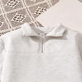thumbnail image 4 of Auroural Girls 2 Piece Sets 10-12 Girl's Long Sleeves Quarter Zipper Sweatshirt Leisure Two-Piece Set Kids Girls Sweatsuit Set Girls Clothes, 4 of 7