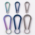 thumbnail image 4 of 1pcs Mousqueton en Alliage de Titane Anneau en D Porte-Clés Clip Extérieur Chaud D4L2, 4 of 6