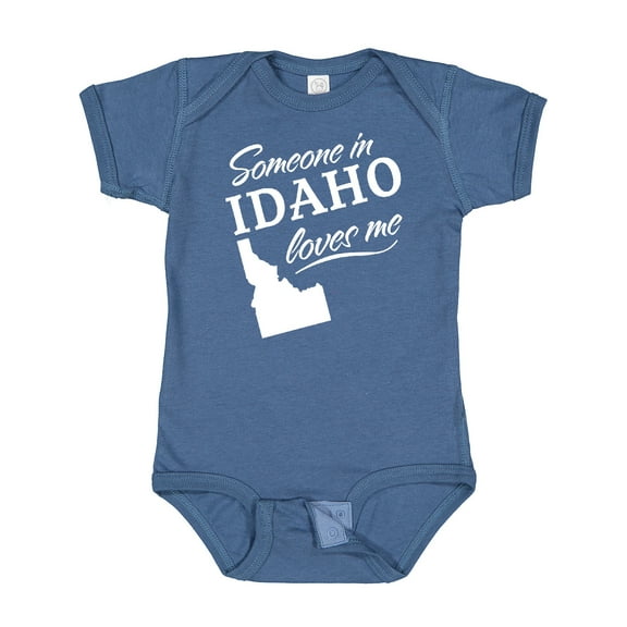 Inktastic Someone in Idaho Loves Me Boys or Girls Baby Bodysuit