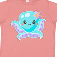 thumbnail image 4 of Inktastic Cute Octopus Blue with Star Boys or Girls Toddler T-Shirt, 4 of 5