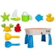 thumbnail image 1 of Mesa hídica de arena para niños con accesorios de regalo Plaza sensorial Mesa de arena Jardín de arena juguetes de arena para actividades de verano al, 1 of 8