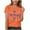 Orange, variant on Toddler Girls Clothes Size 3T Girls' Printed Short Sleeve T-Shirt - Round Neck Summer Top