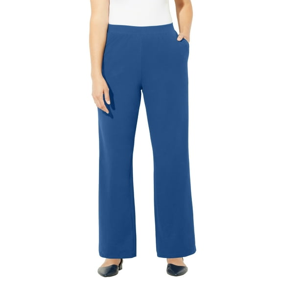 Catherines Women's Plus Size Suprema Wide Leg Pant