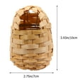 thumbnail image 3 of Aloha 6Pcs Wild Birds Resting Place Handwoven Birds Nest Winter Bird House with Hooks, 3 of 7