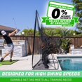 thumbnail image 3 of Red de entrenamiento de golf GoSports PRO de 10 x 7 pies, negra, 3 of 6