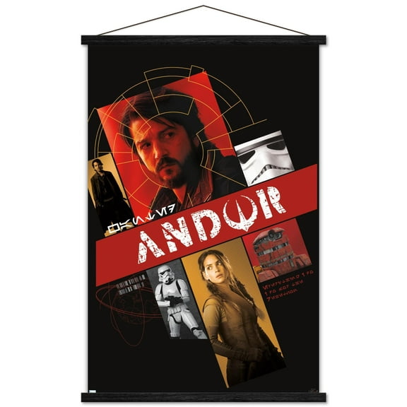 Star Wars: Andor - Group Graphic Wall Poster with Magnetic Frame, 22.375" x 34"