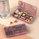 thumbnail image 4 of Pill Cases Pills Box, Pill Holder Food Grade Good Sealing Moisture-Proof Dust Proof Multiple Compartments Storing 3 in 1, 4 of 5