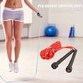 thumbnail image 1 of Entrenamiento Deporte Cuerda de saltar ajustable Fitness Cuerda de saltar de PVC (Rojo), 1 of 6