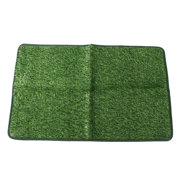 Alfombra de Orrena para Perros de Hierba Artificial, prevenir el Deslizamiento Transpirable Duradero Suave Fácil de Limpiar la Alfombra de Abrenamiento para IR al Baño Para Al