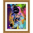 thumbnail image 2 of Stephen Chambers 25x32 Gold Ornate Wood Framed With Double Matting Wall Art Titled - Moonman 2, 2 of 6